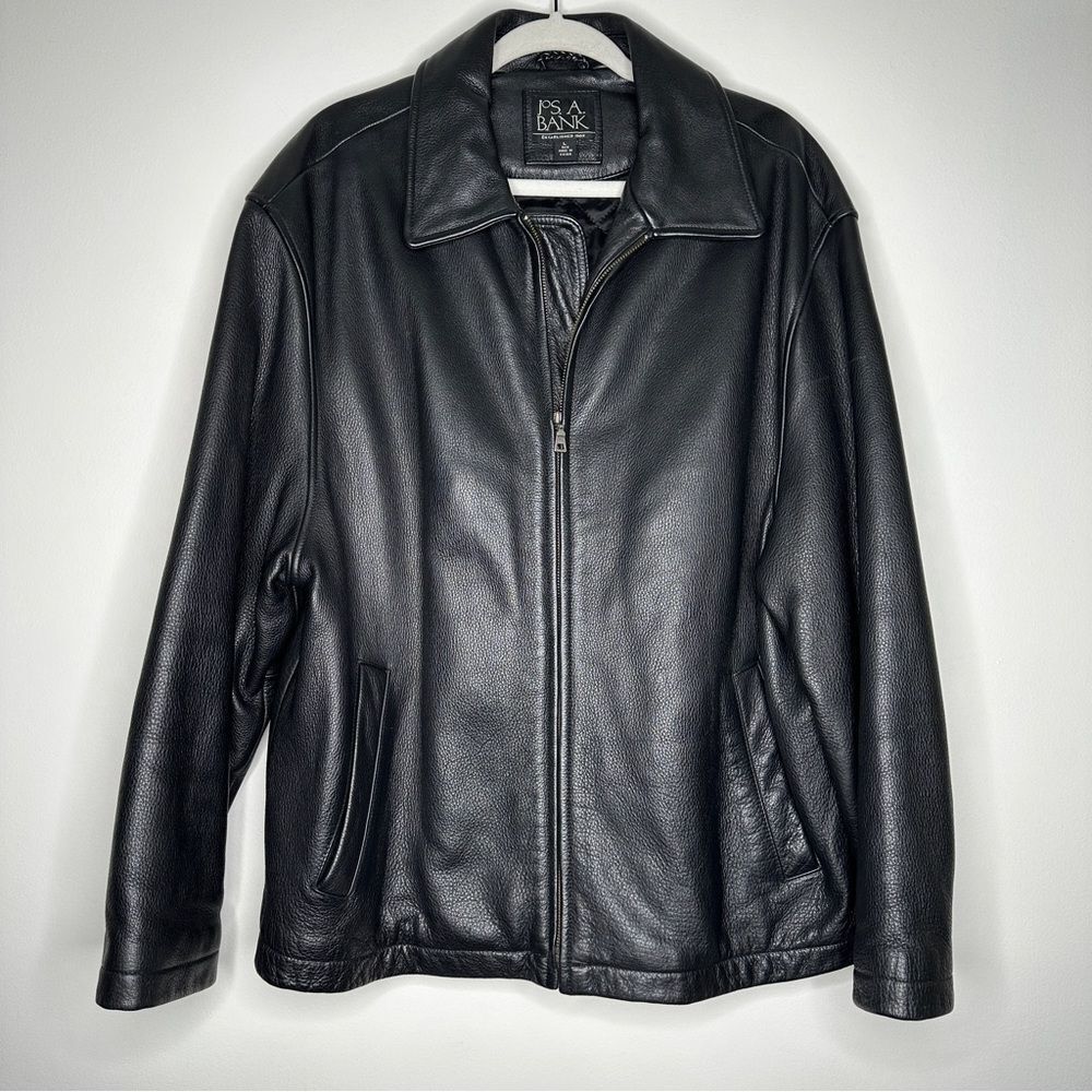 Jos.‎ A Bank Vintage  100% Leather Jacket